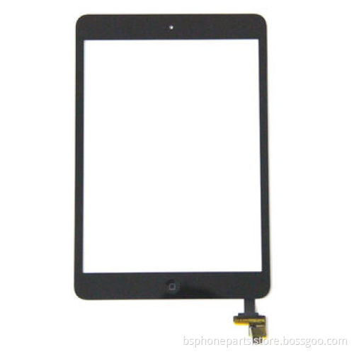High Copy Black Touch Digitizer Screen Assembly with IC Chip and Home Button Flex for iPad Mini